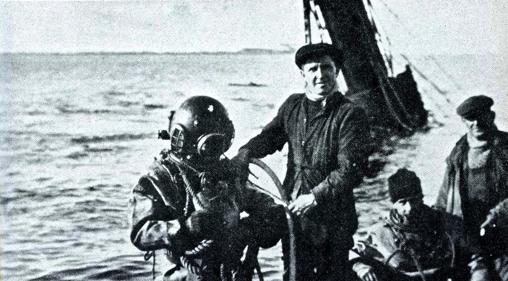 Diving on the Friedrich der Größe.