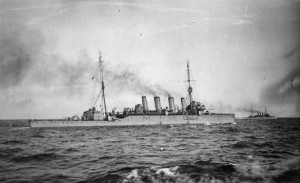 HMS Southampton, Flagship of Commodore William Goodenough at Jutland.